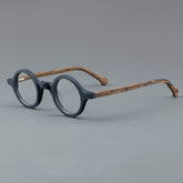 Tim Punk Retro Round Optical Acetate Glasses Frame Round Frames Southood Black